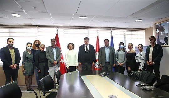 Roma Dialogue Network Members Met with Dr. Cemil Tugay, Mayor of Karşıyaka Municipality